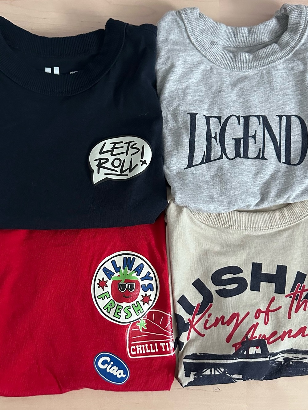 Toddler boy bundle shirts 4T & 5T